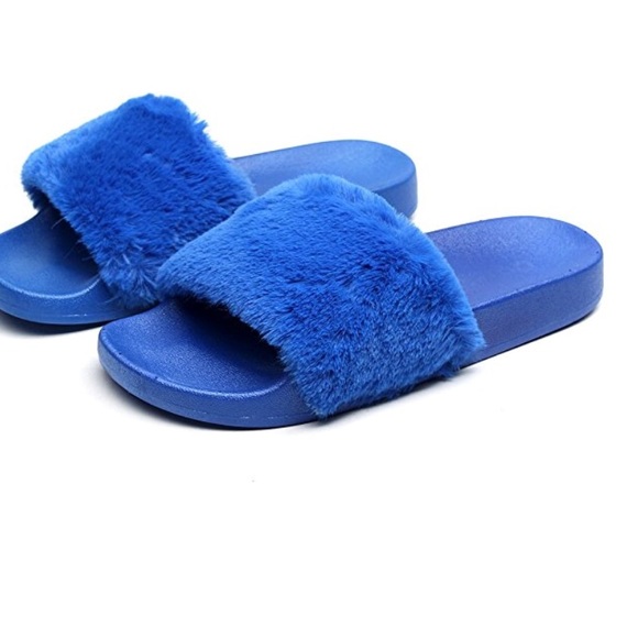 HAVINA Women's FauxFur Soft Slide Slipper FlipFlop - Picture 1 of 6